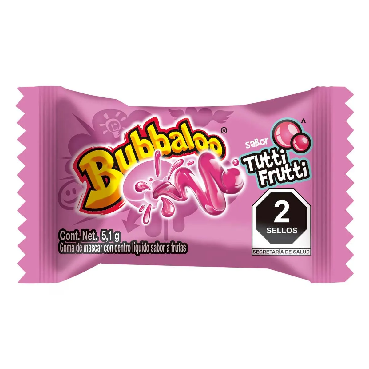 Bubbaloo Fruta 5.1G